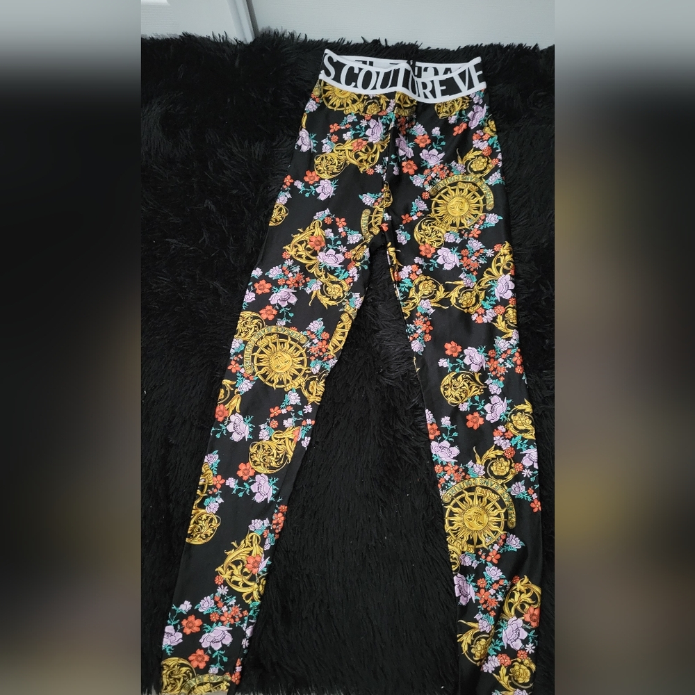 Versace Jeans Couture Sunflower Garland Leggings